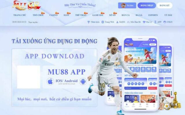 Hướng dẫn từng bước tải app mu88